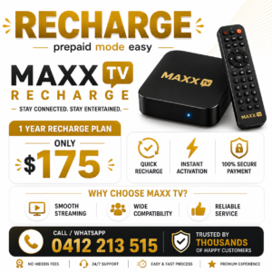 MAXX TV Recharge 1 Year